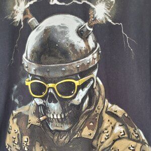 Warren Lotas The Wild Bunch Andrea Iula Bomb Skull Tee Large L